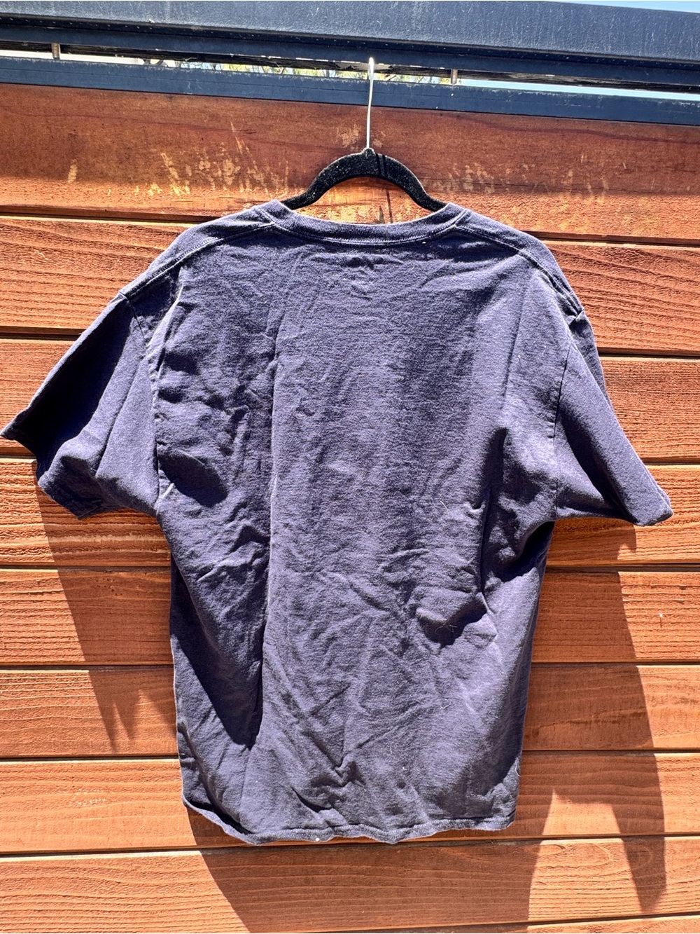 Champion Navy Short-Sleeve Michigan Tee with Yellow Block M - Picture 2 of 3